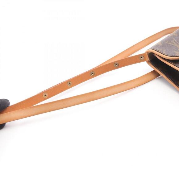 LOUIS VUITTON Brown Monogram Leather Pochette Fanny Pack - Picture 6 of 8